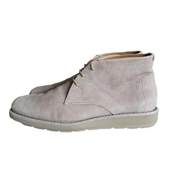 Vince Mens Gray Leather Sueded Chukka Ankle Boots Men's Size 12 M NEW - Picture 6 of 11